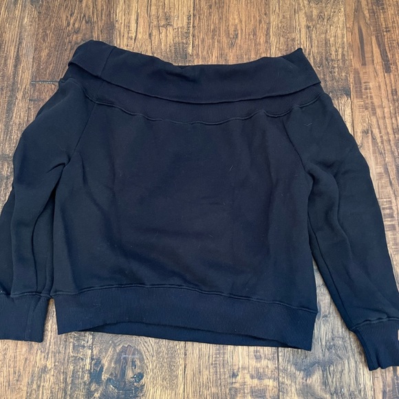 Good American Off the Shoulder Sweatshirt - Picture 2 of 3